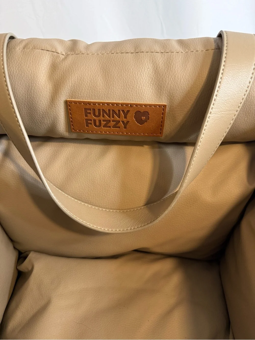 Funny fuzzy waterproof leather